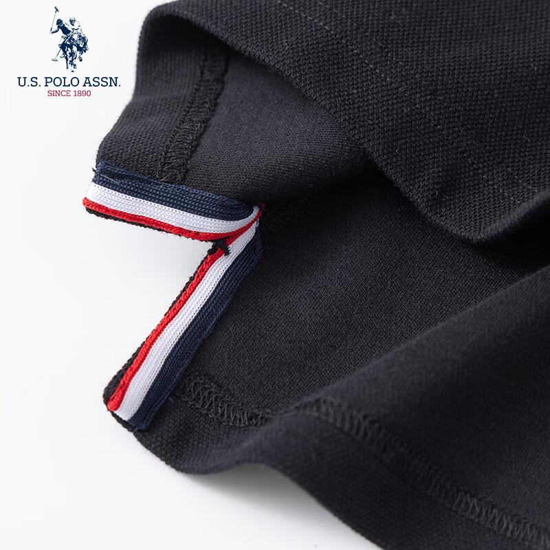 U.S. Polo Assn. Мужская рубашка-поло с длинным рукавом в стиле business casual