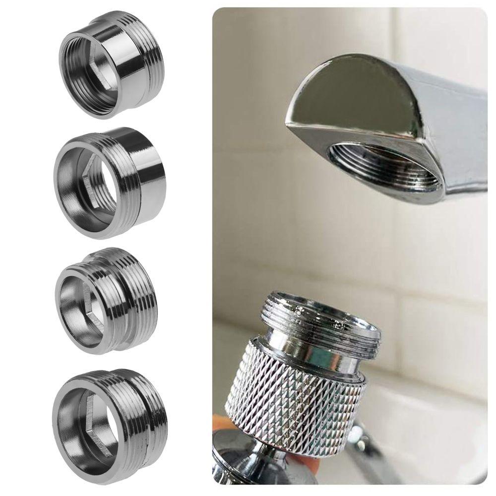 Metal Aerator Adapter Outside Thread Kitchen Faucet Tap Aerator Connector Water Saving Adaptor