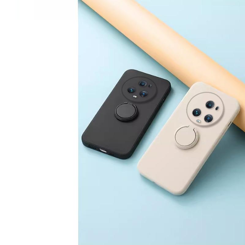 Для Huawei Honor Magic 5 Pro кольцо-подставка-держатель сплошной цвет силиконовый чехол для Honor V40Lite V30 V20 Ultra объектив камеры защищает крышку телефона