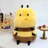 Cute Little Bee Expression Plush Toy Creative Bee Doll Doll Boy and Girl Throw Pillow Rag Doll Little Bee
