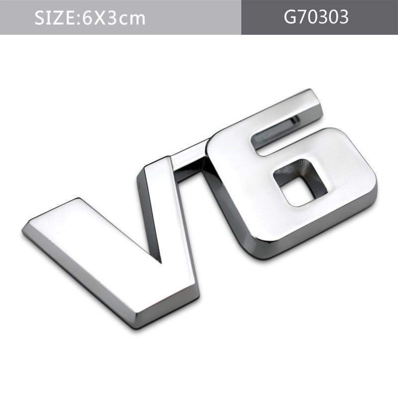 Модифицированные буквы V6 V8 5,7 4WD AWD VXR VXL TXL Limited металлическая автомобильная наклейка подходит для всех автомобилей