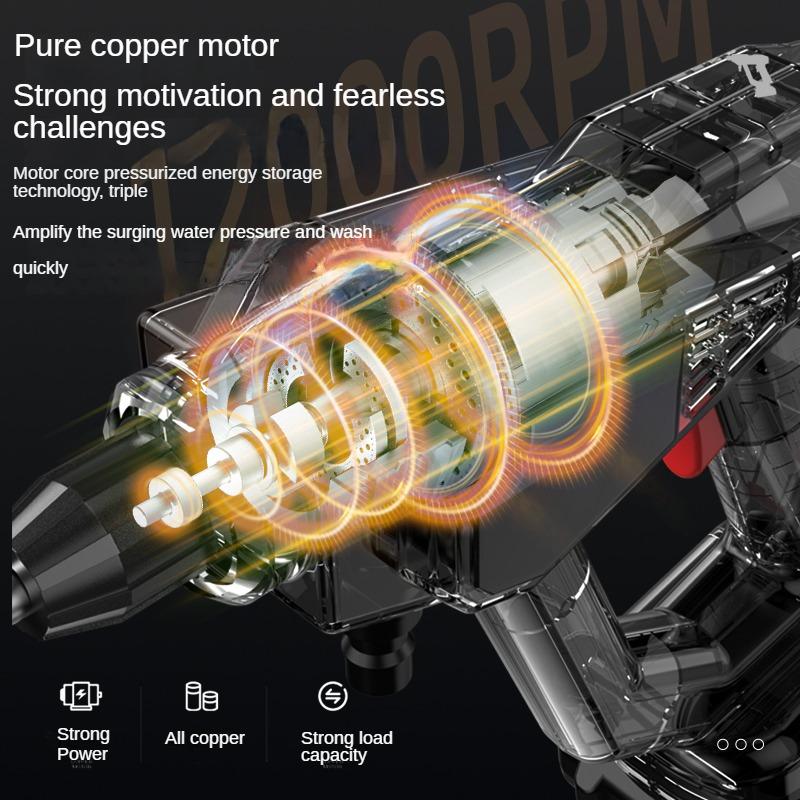 Портативная беспроводная автомобильная стиральная машина высокого давления для полива цветов и овощей, пистолет для мойки автомобилей