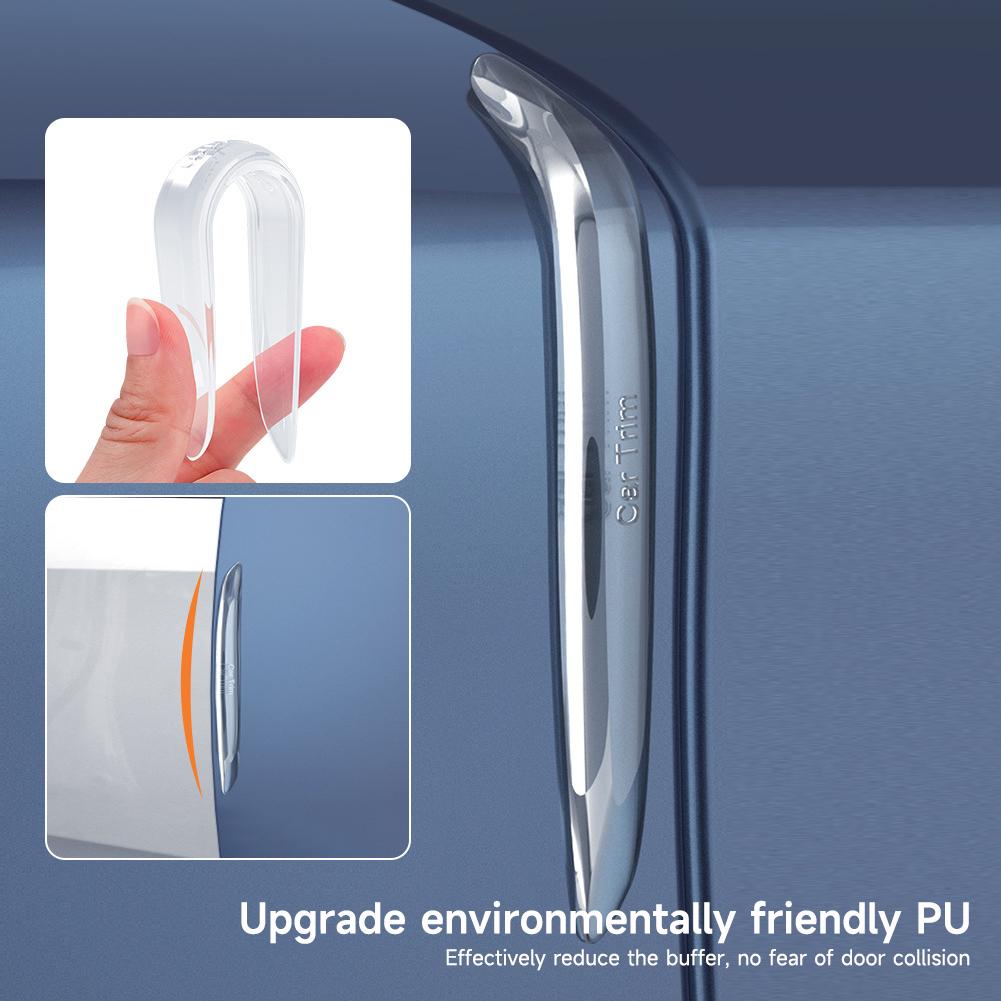 2 шт/4 шт бампер автомобиля дверь край колеса бровь зеркало заднего вида защита резиновая авто протектор защита царапин наклейка отделочные полосы