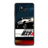 Чехол для телефона Initial D для Xiaomi Poco F7 Ultra F6 F5 F4 F3 X6 X5 X4 X3 NFC C51 C55 M4 GT 5G Мягкий ТПУ корпус Fundas Сумки