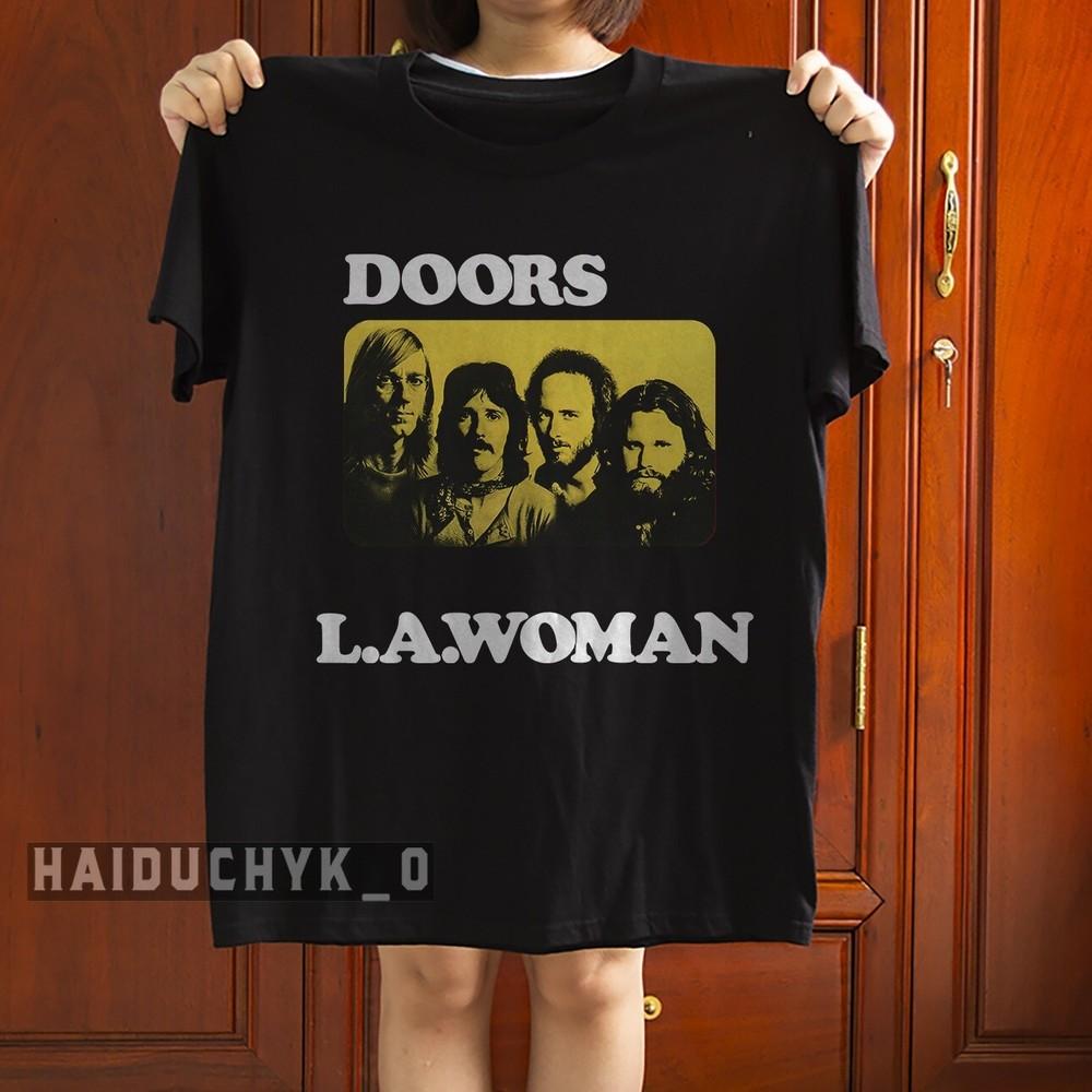 The Doors L.A. Woman Unisex Black T-shirt Size S-5XL Unisex T-Shirt
