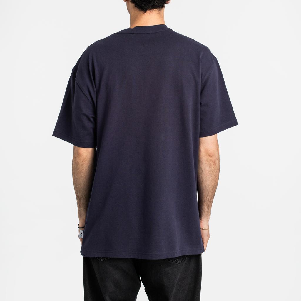 Puma Solid Color Pullover Crew Neck Casual Short Sleeve T-Shirt Men Tops Navy-Blue 624009-16