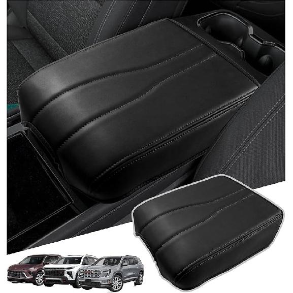 Чехол-подлокотник центральной консоли, совместимый с Chevy Traverse 2024-2026 / GMC Acadia 2024-2026 / Buick Enclave 2025-2026, Аксессуары для интерьера, Кожа