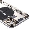 For iPhone 11 Pro 5.8 inch Back Housing Cover Repair Kit (with Side Keys+Card Tray+Power+Volume Flex Cable+Wireless Charging Module)