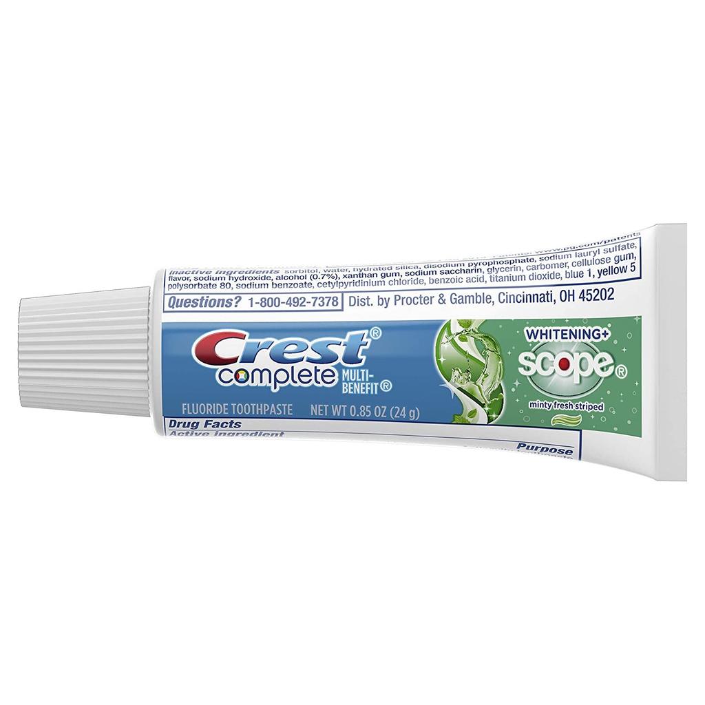 Toothpaste, Crest, Complete, Scope Outlast, Whitening, For Bad Breath, 24Gr