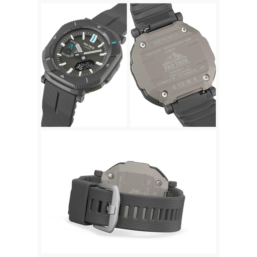 [CASIO] PRO TREK Hiker Line PRJ-B001-1JF Мужские часы Tough Solar, Bluetooth, Самые легкие PRO TREK, Угольный