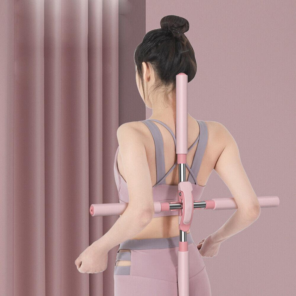 Removable Yoga Pole Stainless Steel Back Posture Yoga Hunchback Posture Corrector