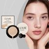 Сияющая perfecting cushion-тональная основа Натуральный оттенок Многоцветный осветляющий консилер Легкая увлажняющая Натуральный финиш Стойкая CC-кушон