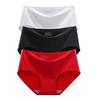 3 шт. Невидимые трусики Женские бесшовные трусы Дамское однотонное ультратонкое нижнее белье Девушки Большие размеры Трусики M-XXL