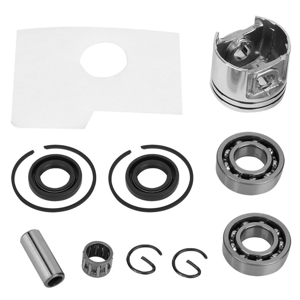 Compact Generator Piston Assembly Kit Piston Assembly Replacement for Stihl MS180 MS 180 018