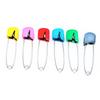 100pcs Assorted Color Safety Pins Stainless Steel Cloth Diaper Pins Diaper Pins  For Tag Fastening