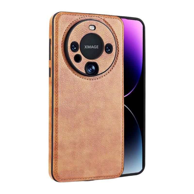 Кожаный чехол для телефона Huawei Mate60pro Подходит для Mate 40 Pro Полная защита объектива Противоударный 50 Кожаный чехол для бизнесменов