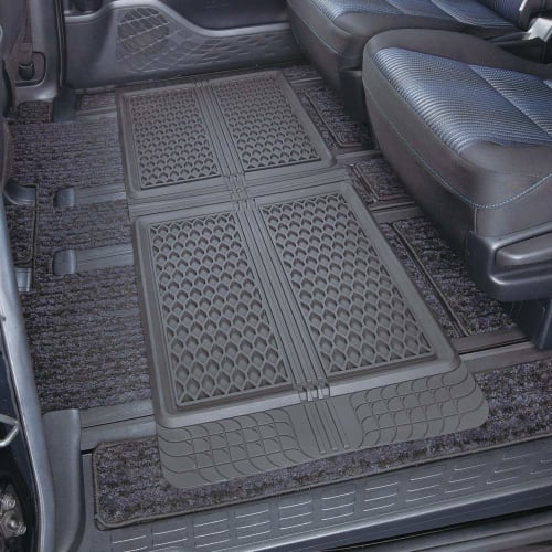 BONFORM Car Mat Flex Guard Minivan 2nd Row/Regular Car 50x140cm Black 6455-05BK