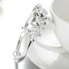 New Push-pull Pattern Bracelet Female Silver-plated Flower Fashion Bracelet Fashion Ethnic Happiness Flower Bracelet