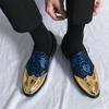 Новые мужские туфли-лоферы с острым носом, комбинированные, с бахромой, повседневные, для джентльменов, накидные, свадебные, деловые, для возвращения домой
