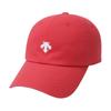 DESCENTE Cotton Casual Duckbill Cap Unisex Couple Style Red Peaked SP323UCP71-RED0