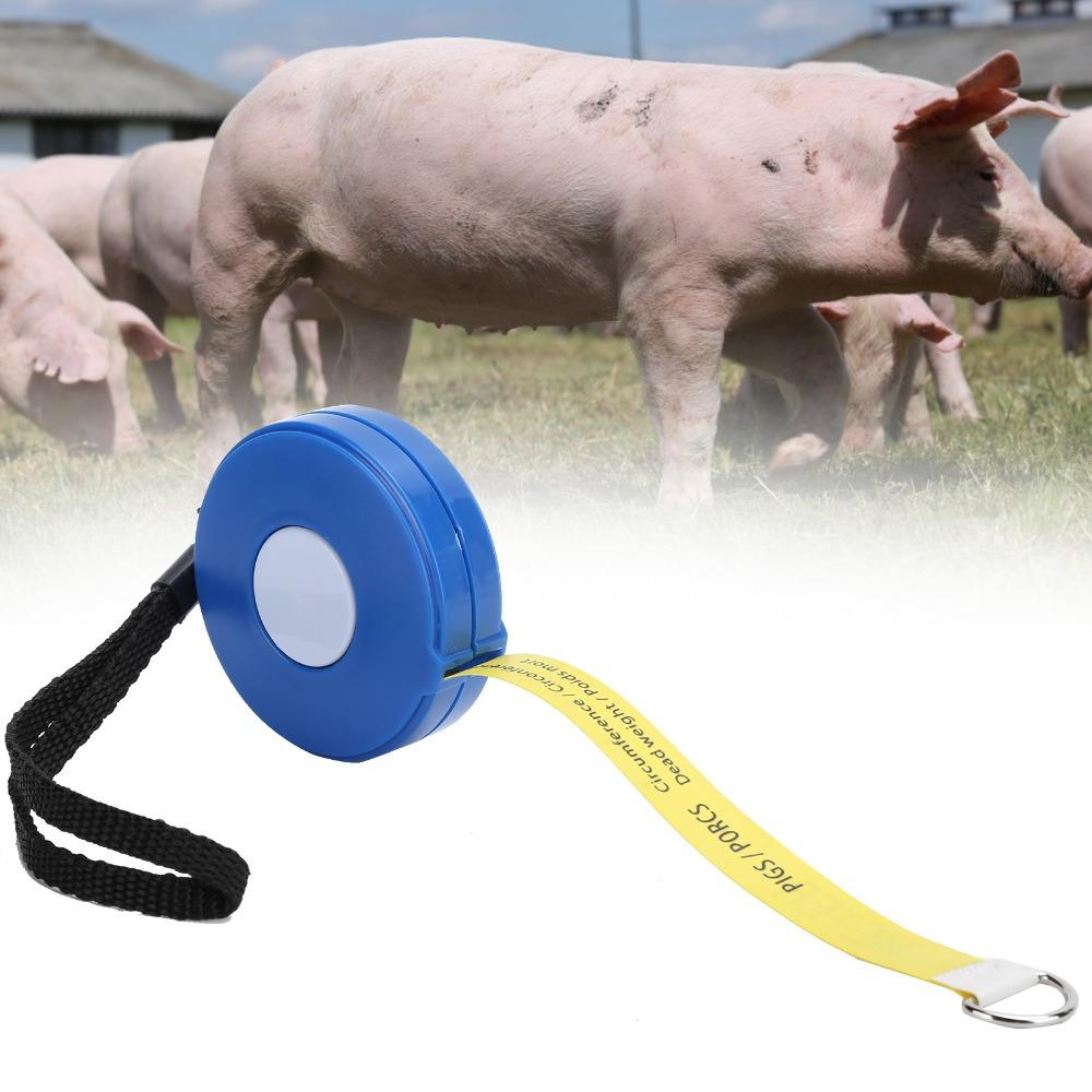 2.5m/8.20 ft Body Weight Tape Measure PVC Livestock Weight Tape Livestock Management