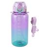 Спортивная бутылка для воды 1000 мл, герметичная, со съемной трубочкой, портарная чашка для воды с ручкой и плечевым ремнем для студентов