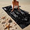 Gothic Moth And Skulls Beach Towel, Super Soft Microfiber, Gift for Her/Him, Birthday, for Pool, Beach, Travel, Home Decor Fan gifts