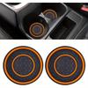Car Cup Holder Coaster, Anti-slip and Dust-proof Car Coaster, Console Cup Holder Insert Coaster, Car Insulation Mat, Universal Interior Accessories