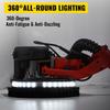 Drywall Sander 750W, Electric Drywall Sander, Foldable Sheetrock Sander, with Telescope Handle, Electric Sander, Variable Speed 800-1750 RPM, Wall