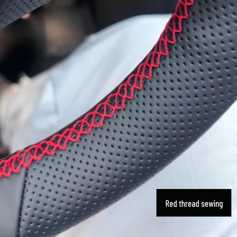 Чехол на руль Volvo S80L Натуральная кожа Замша Ручная работа Полное покрытие для модели 2009 года