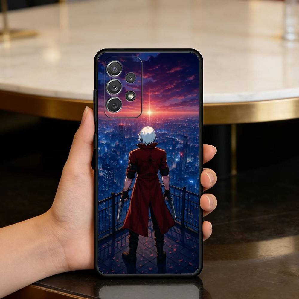 Чехол для телефона D-Devil May Cry DMC из мягкого силикона, черный, для Samsung Galaxy A73, A72, A71, A70, A53, A52, A51