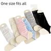 Thin Cotton Open Toe Socks Pleated Design Ballet Style Socks New Long Tube Socks  For Daily Use