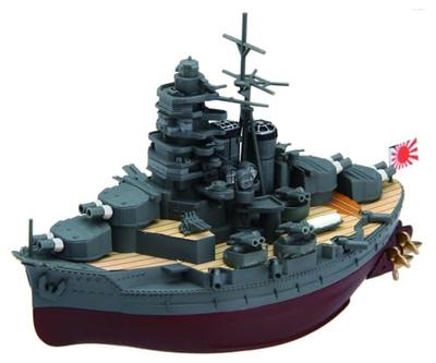 Fujimi Model Серия Chibimaru Fleet №. 6 Хиэй, Примерно 11 см в длину, Без масштаба, Пластиковая модель-конструктор с цветовой кодировкой, Чибимару 6
