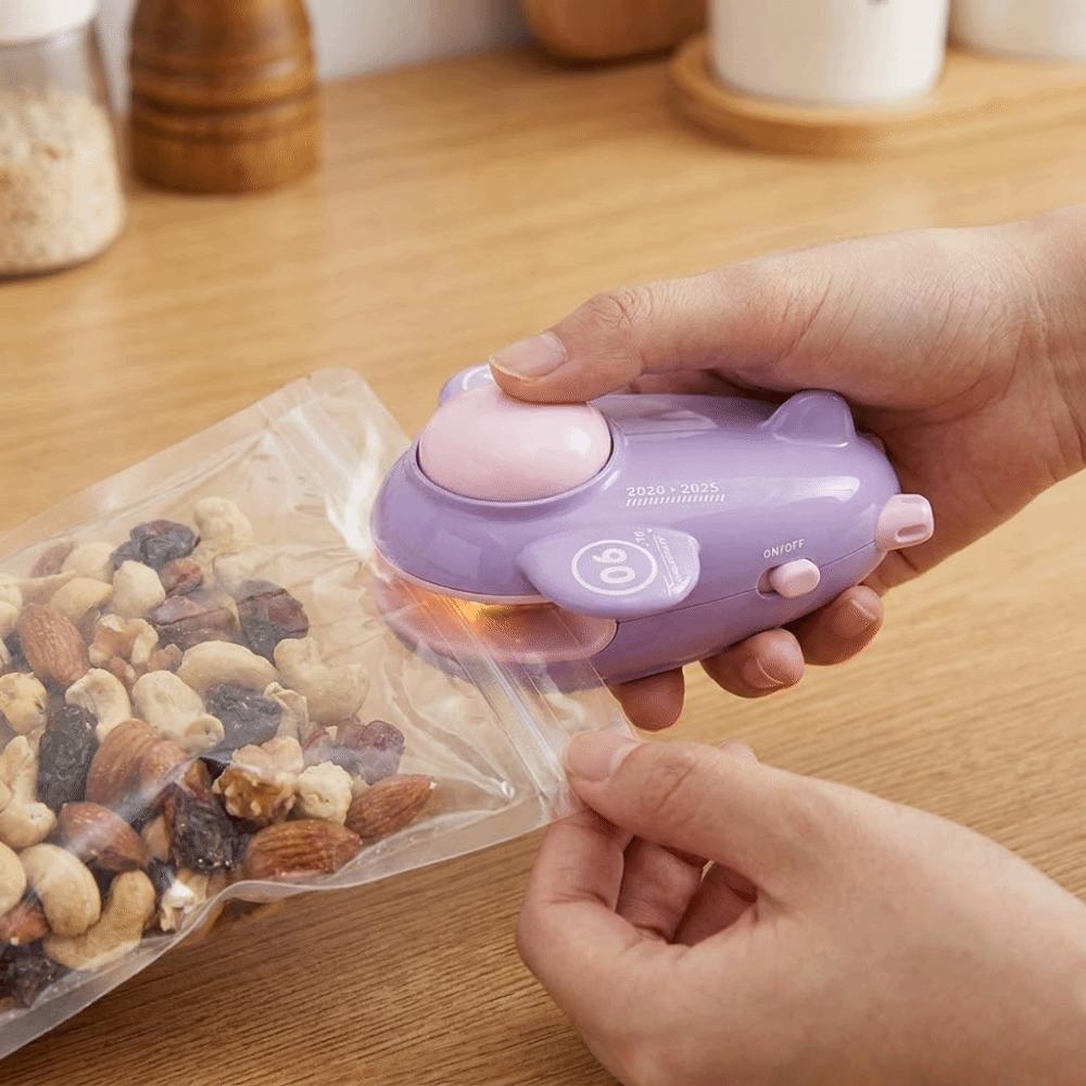 Plastic Magnetic Fridge Sticker Aircraft Shape Food Preservation Sealing Clip Picnic