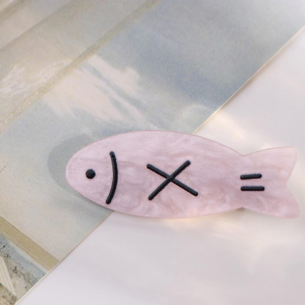 Acetic Acid Hair Clips Barrettes Fish Bone Hair Pins Funny Hair Clips for Women  Gifts
