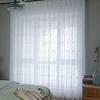 Embroidered Lace Curtains Living Room Bedroom Elegant Organza Floral Delicate White Gauze Home Window Decor,1pc