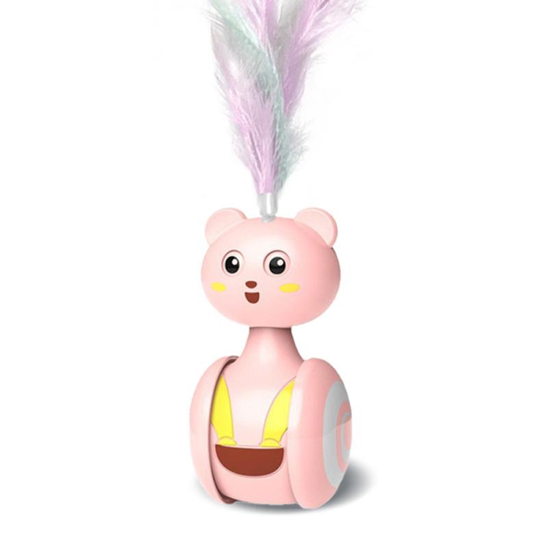 Автоматические игрушки для кошек, интерактивный забавный дизайн стакана, устойчивость к царапинам, устойчивость к укусам, ловля мяча