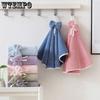 Hanging Absorent Coral Fleece Towel Kitchen Wipe Hand Towel Soft Round Hand Towels Handkerchief Drying Hand Towels