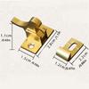 Low Noise Door Elbow Buckle Brass Door Catch Durable Bird Latch Lock  Cabinet