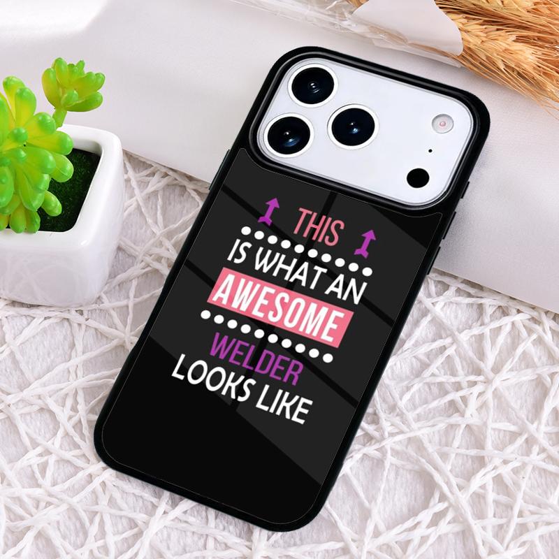 Мне нравится мой чехол для телефона с цитатами о сварщике для iPhone 17 Air 16 15 11 12 14 13 Pro Max Ударопрочный чехол