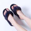 New Autumn and Winter Cotton Slippers for Women's Casual Clip On Plush Slippers Herringbone Cotton Slippers