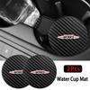 2Pcs Car Carbon Fiber Pattern Anti Slip Cup Protection Pad For BMW Mini Works Cooper F55 F56 F57 F60 F54  R50 R52 R53 R55 R56
