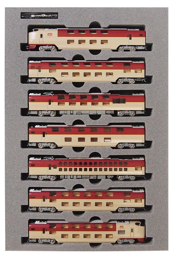 KATO N Gauge 285 Series 0 Sunrise Exp Set Model Train 7-Car 10-1332