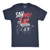 Mens Funny T Shirts Say No To Pot Sarcastic Lobster Graphic Novelty Tee for Men