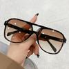 Винтажные Классические Дизайнерские Солнцезащитные Очки Квадратной Формы с Двойной Переносицей Женские для Мужчин Мужские Роскошные Солнцезащитные Очки Панк Большие Очки UV400
