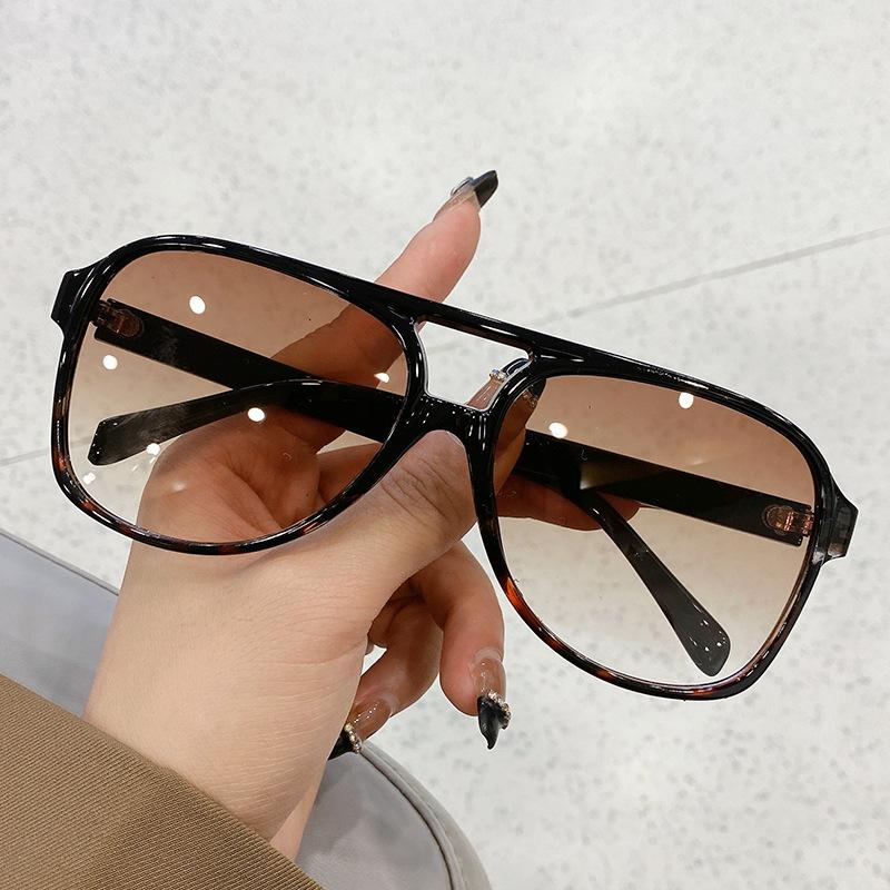 Big Frame Luxury Brand Designer Sunglasses Women For Men Fashion Vintage Trending Square Oversized Sun Glasses Punk Shades Uv400