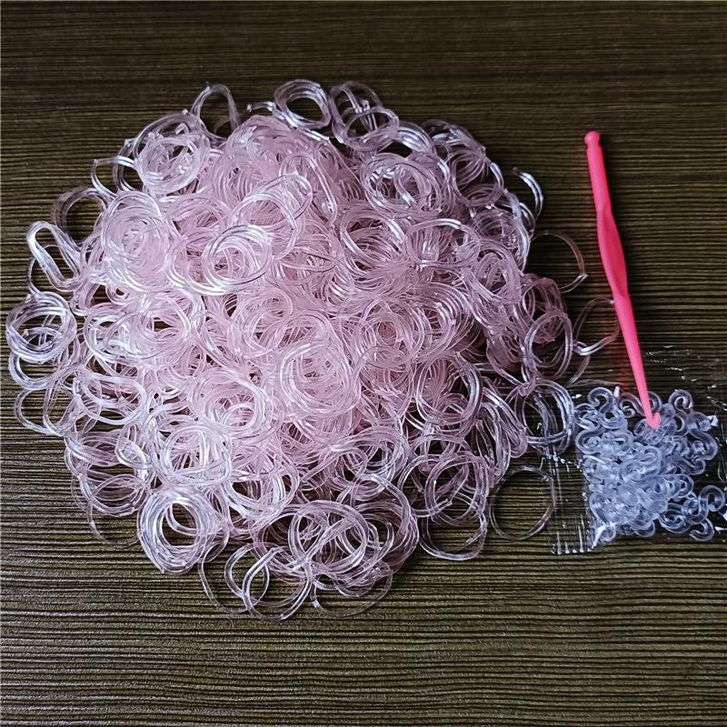 Simplicity 600 шт./упак. DIY браслет мода одноразовые резинки бусины для ручной работы резинка ювелирные изделия аксессуары резинка перламутровый цвет