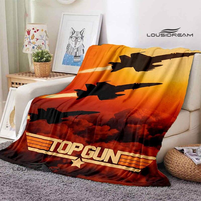 Классический фильм Top Gun Плед Детский теплый и красивый плед Мягкий и удобный плед Подарок на день рождения