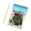 Kids Rainbow Colorful Scratch Art Kit Drawing Painting Paper Notebook with Drawing Stick Gift