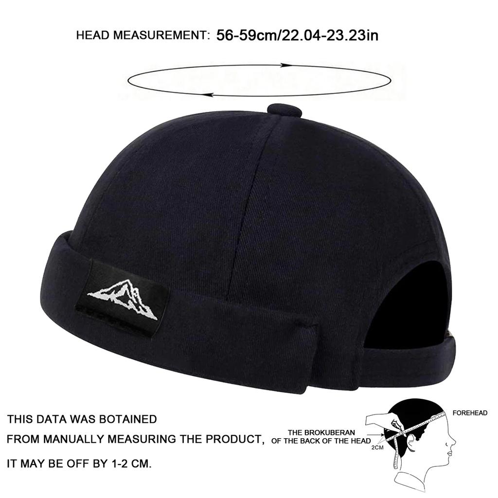 Landlord Stitching Embroidered Label Range Mountain Men Caps Painter Cap Painter Cap Spring And Autumn Melon Skin Hats